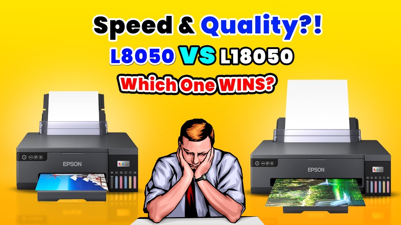 Epson L8050 vs L18050 Photo Printer Test &ndash; Speed & Quality Comparison (Real-Time Print Battle!)