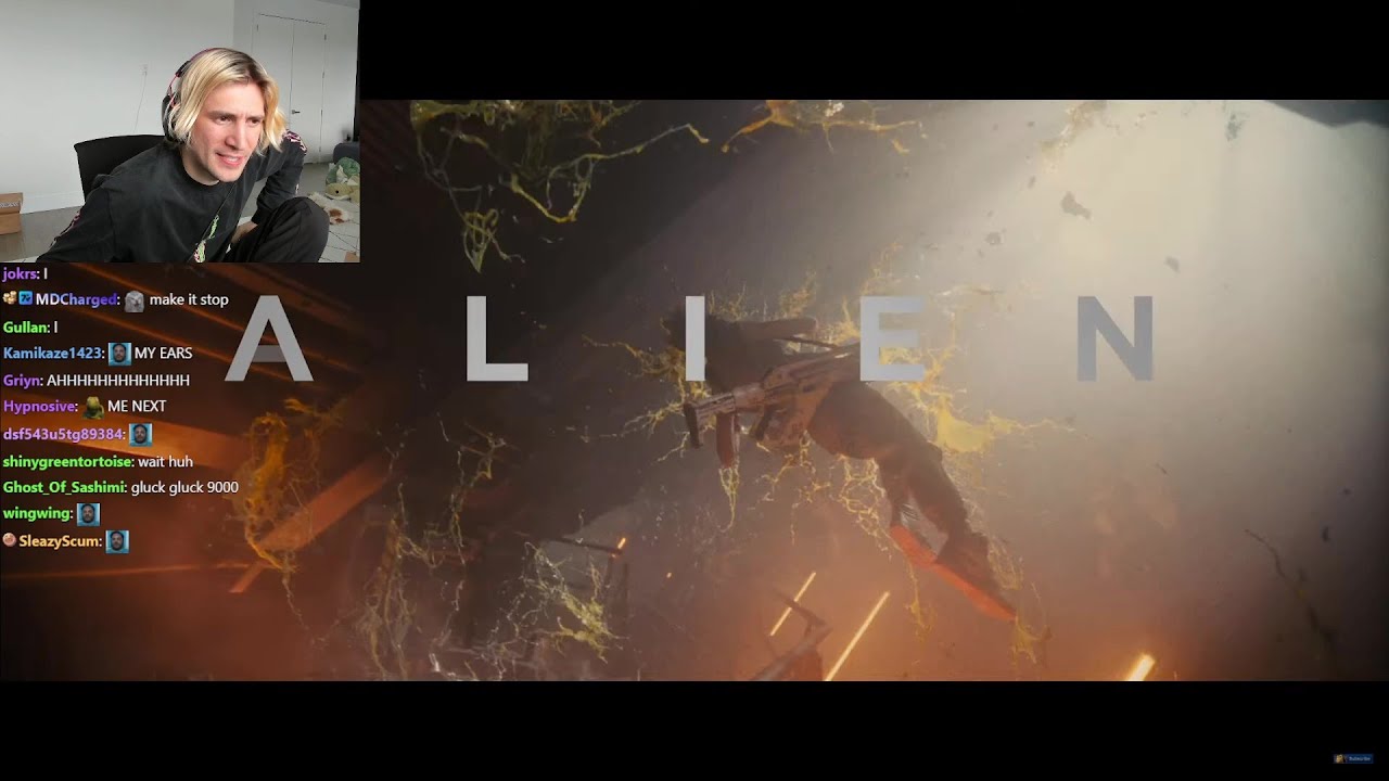 xQc reacts to Alien: Romulus | Official Trailer