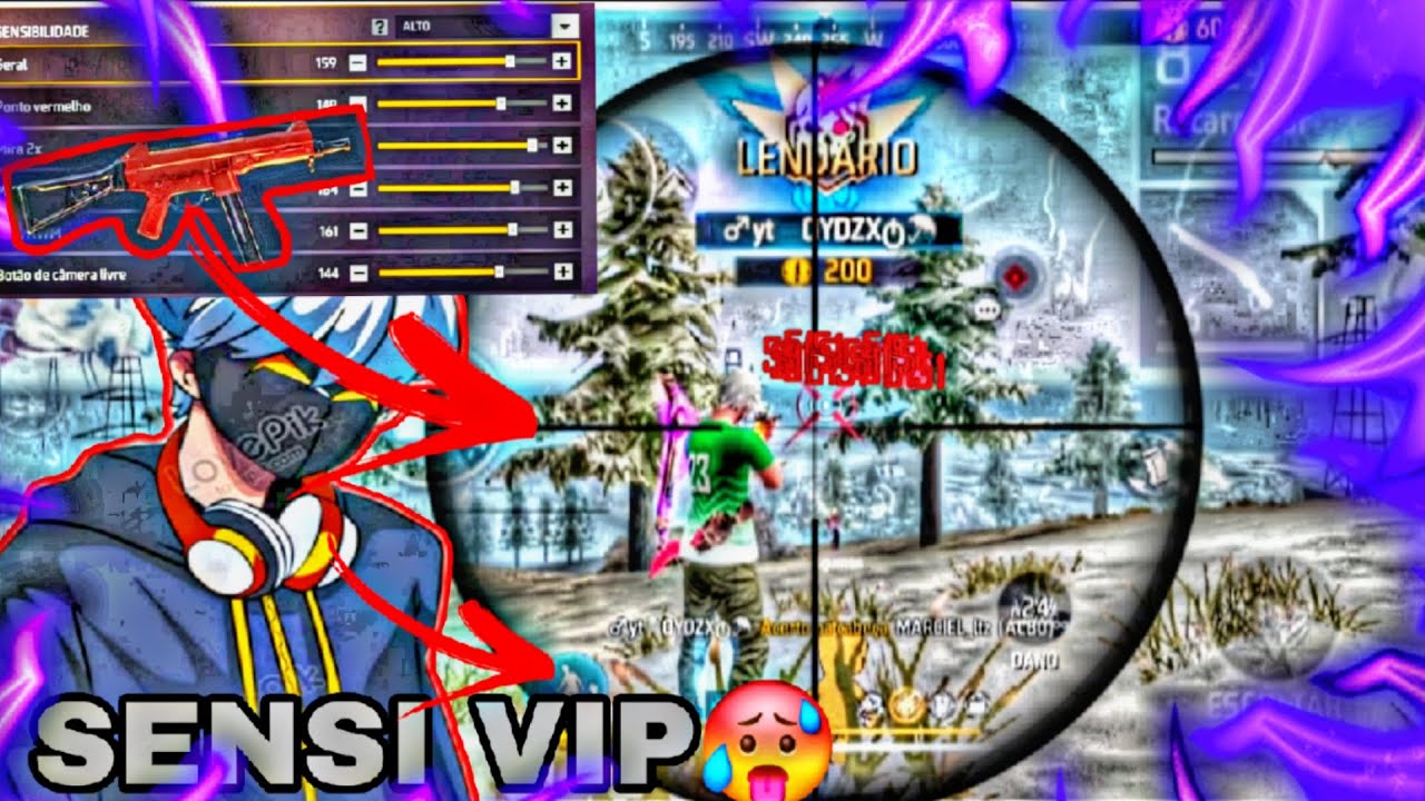 DEPOIS DA ATUALIZAÇÃO Á MELHOR SENSIBILIDADE PARA SUBIR CAPA FÁCIL💀 FREE FIRE ATUALIZAÇÃO🥵🥵🔥