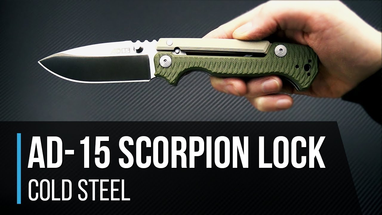 Обзор складного ножа Cold Steel Demko AD-15 Scorpion Lock