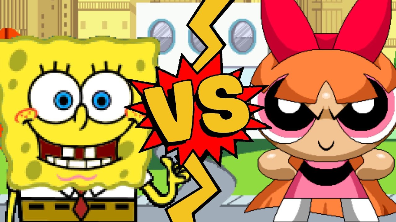 M.U.G.E.N Battles | SpongeBob vs Blossom | SpongeBob SquarePants vs The Powerpuff Girls
