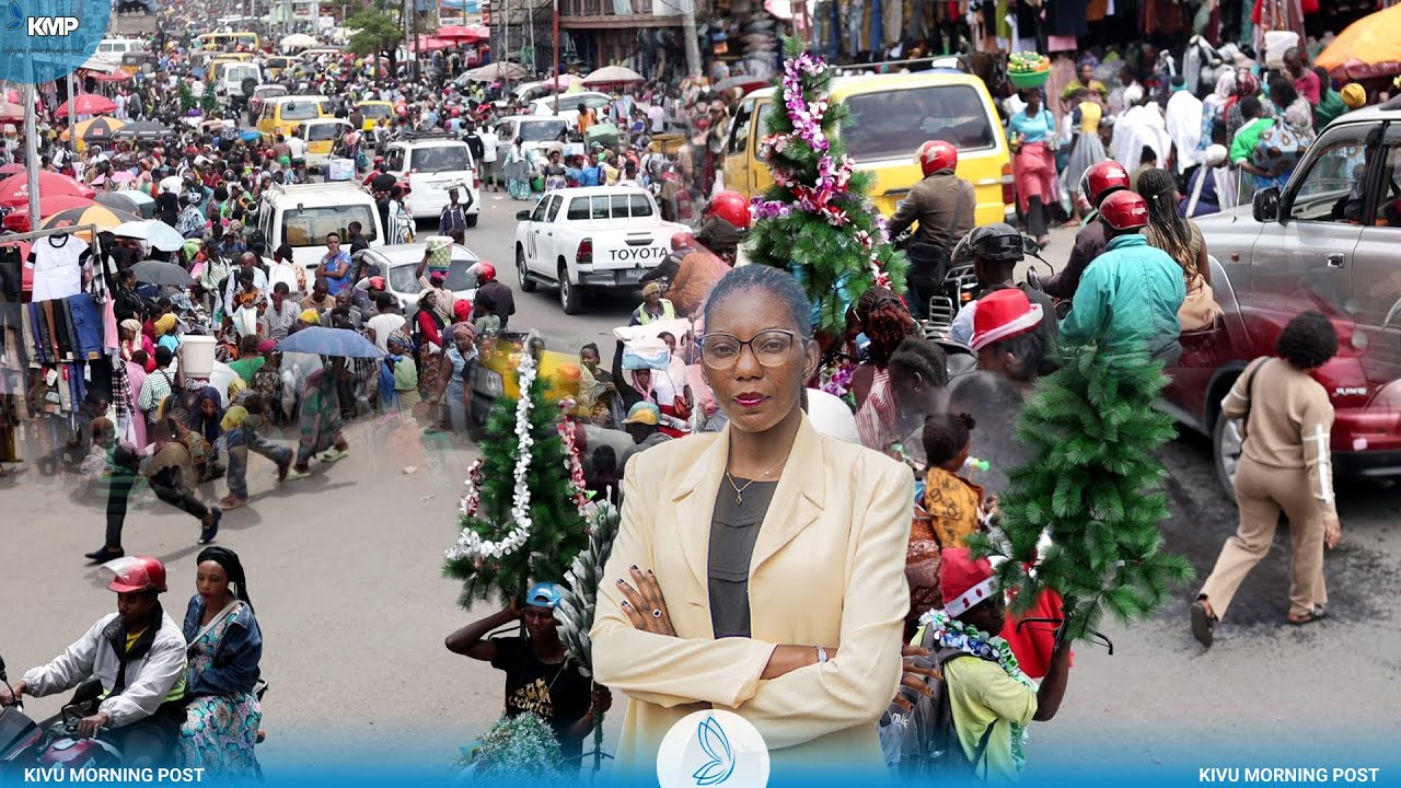 RDC : ENGOUEMENT EXCEPTIONNEL DE NOËL À GOMA, EN DIRECT DES MARCHÉS CHAUDS