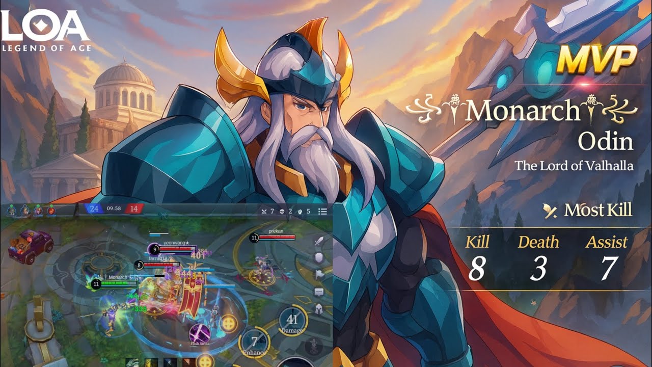 Odin is finally playable in Legend of Ace!