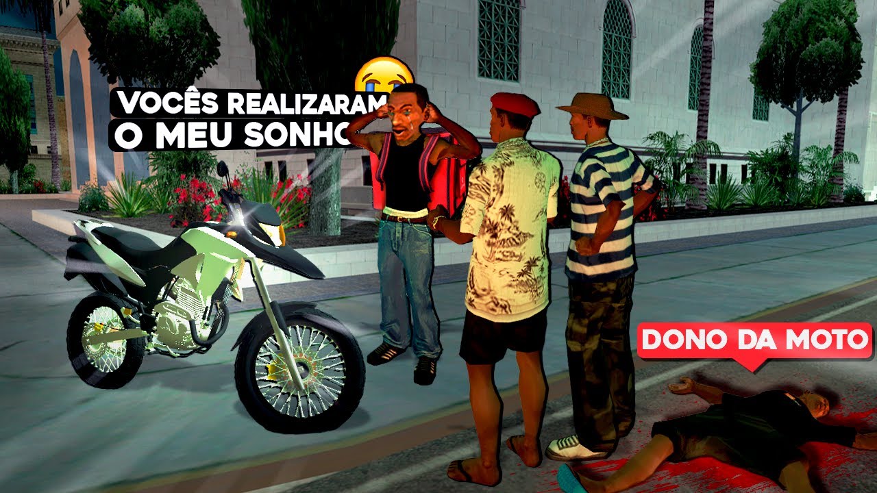 GTA MTA RP [BGO] - REALIZAMOS O SONHO DO MOTOBOY MUDINHO DE TER UMA MOTO PARA FAZER ENTREGAS! kkkkjj