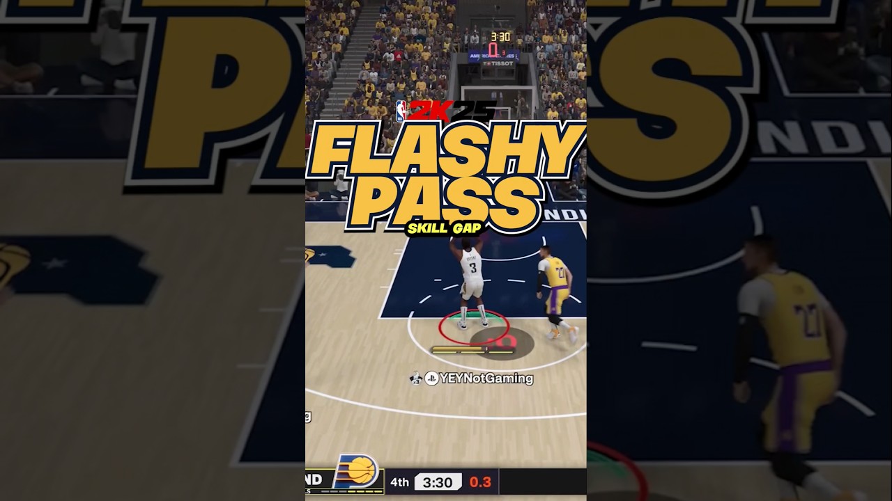 КАК СДЕЛАТЬ БЛЕСТЯЩИЙ ПЕРЕДАЧУ #nba2k #shorts