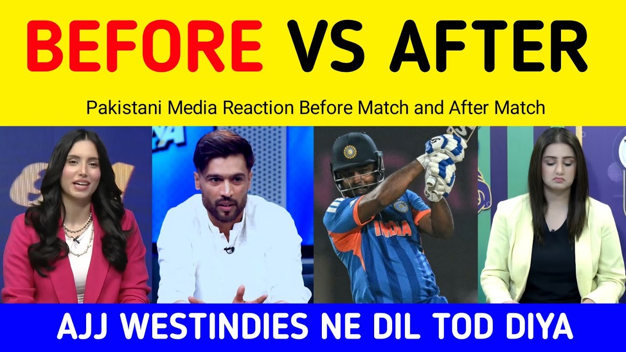 Pak Media Before and After Reaction on India vs West Indies T20 Wc 2026 | Pakistani Media on Win