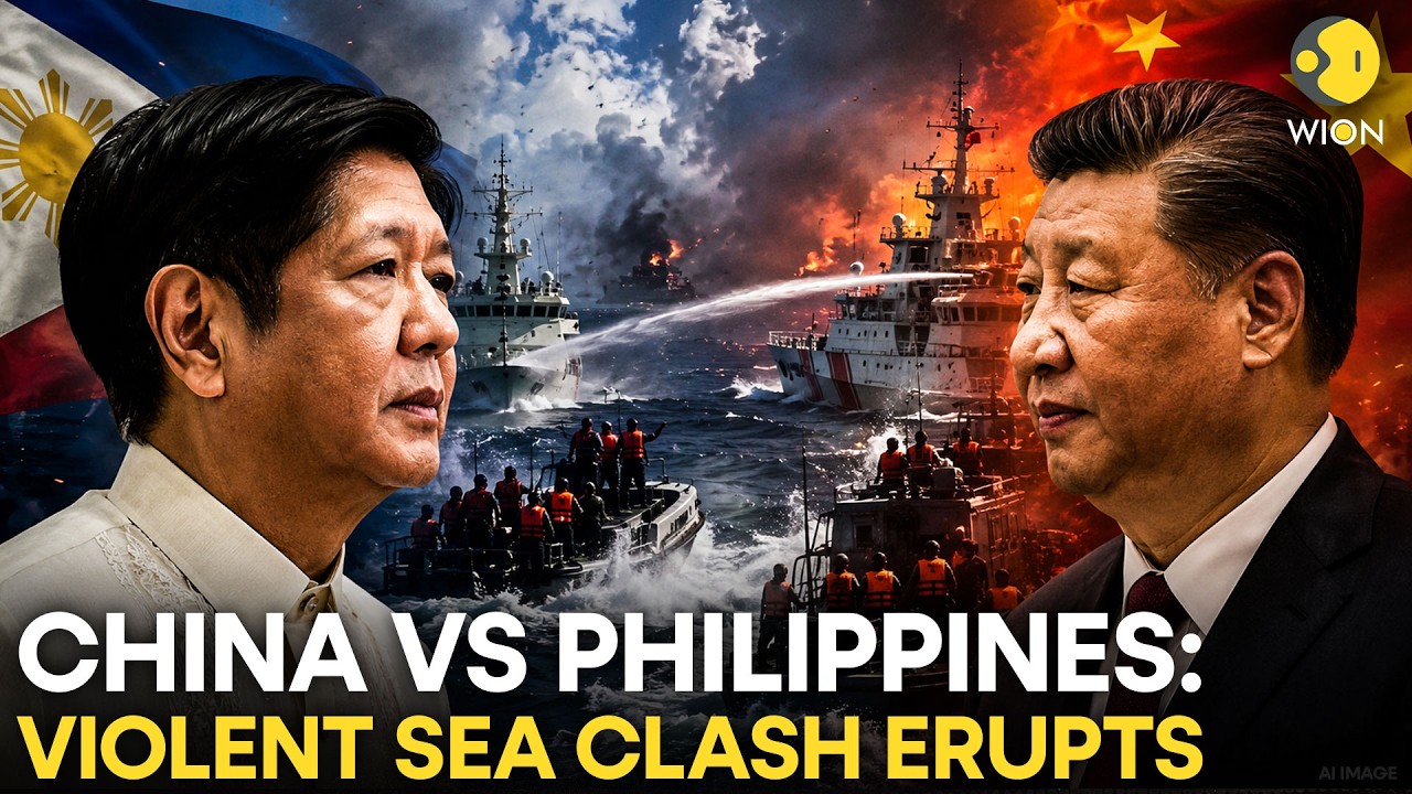 China-Philippines Standoff Escalates as Sailors Clash at Sea | WION Originals
