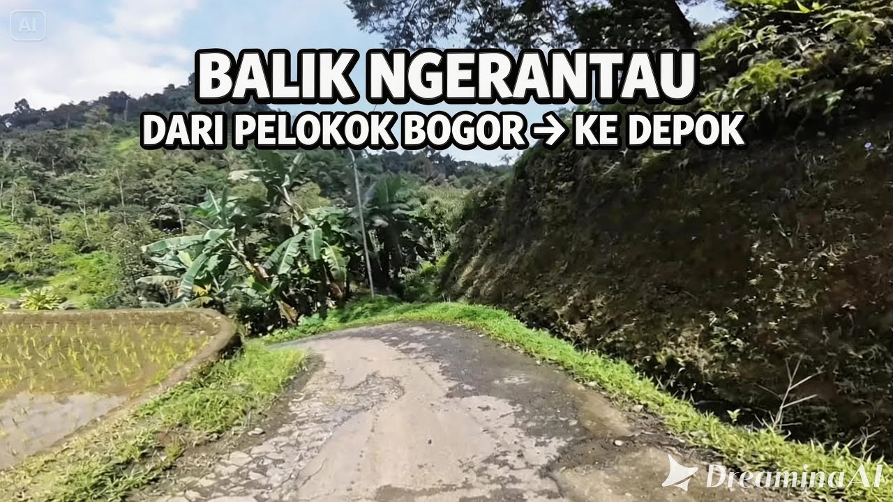 jalan rusak di pelosok bogor kopo 1 desa malasari