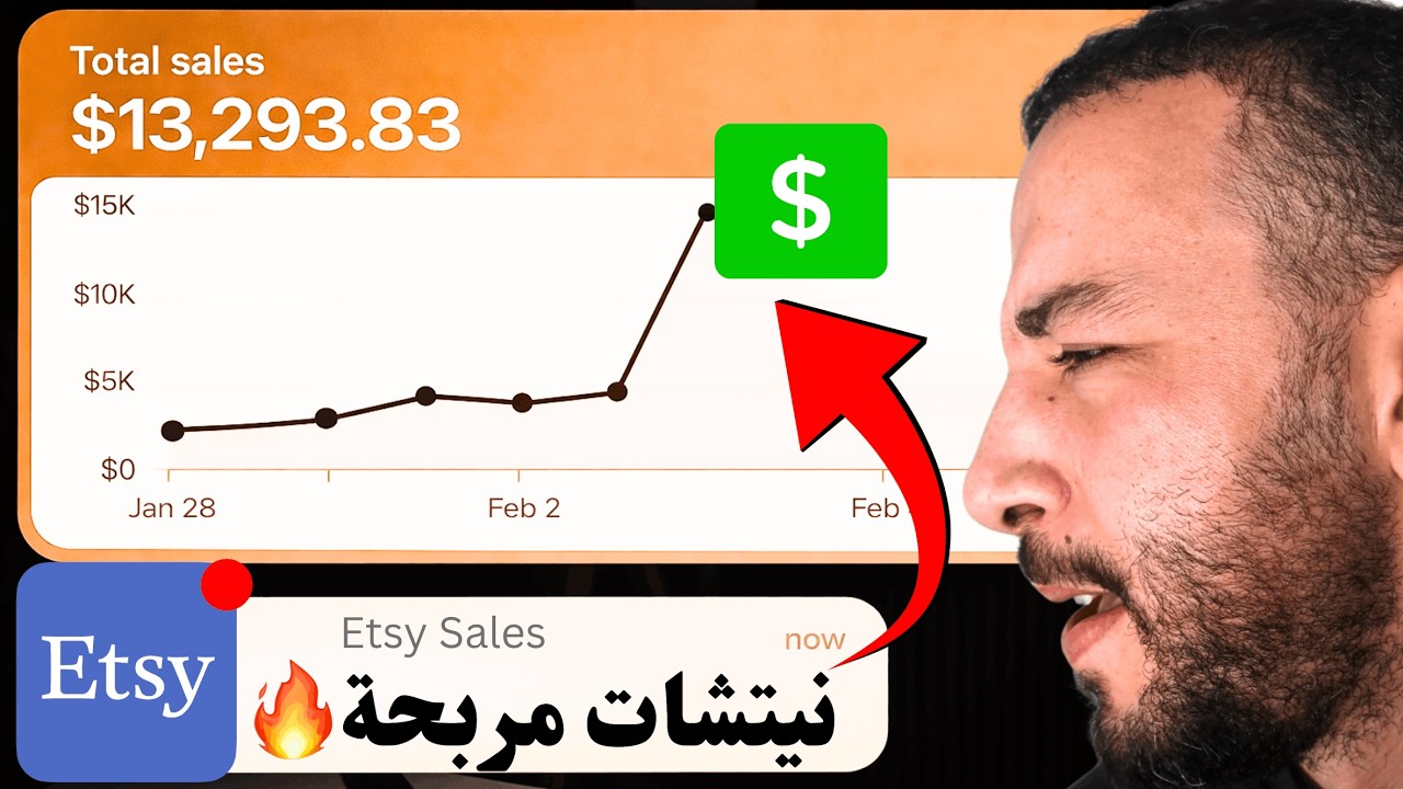 بلا أدوات مدفوعة  هكا كنجبد نيتشات للربح فـ Etsy