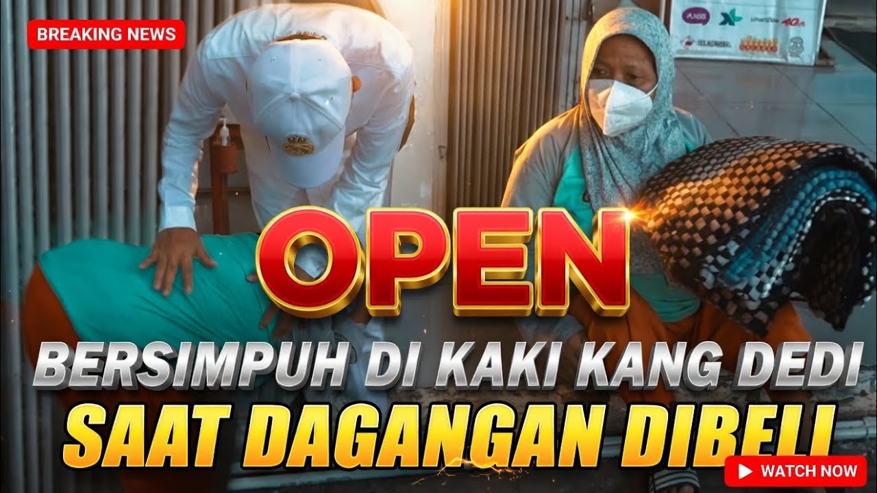 Mak Lina dulu pengemis sekarang jualan keset buat nafkahi suami dan anak nya 😭 #Kdm