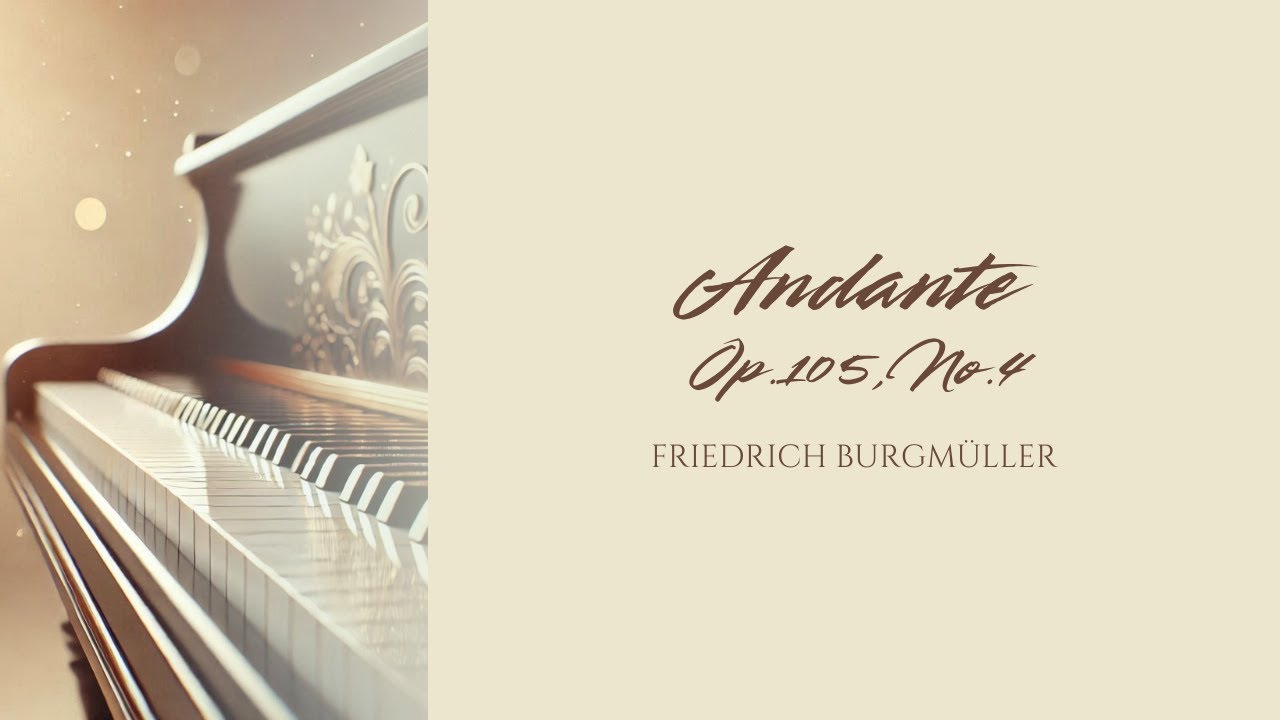 Etude Op. 105 No. 4 - Friedrich Burgmüller | Relaxing piano music