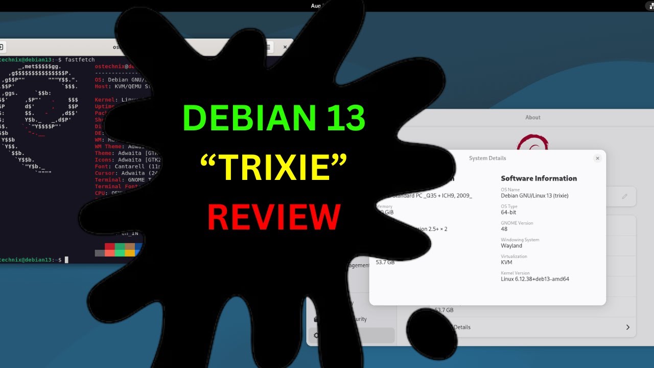 Обзор Debian 13 «Trixie» — честное глубокое погружение