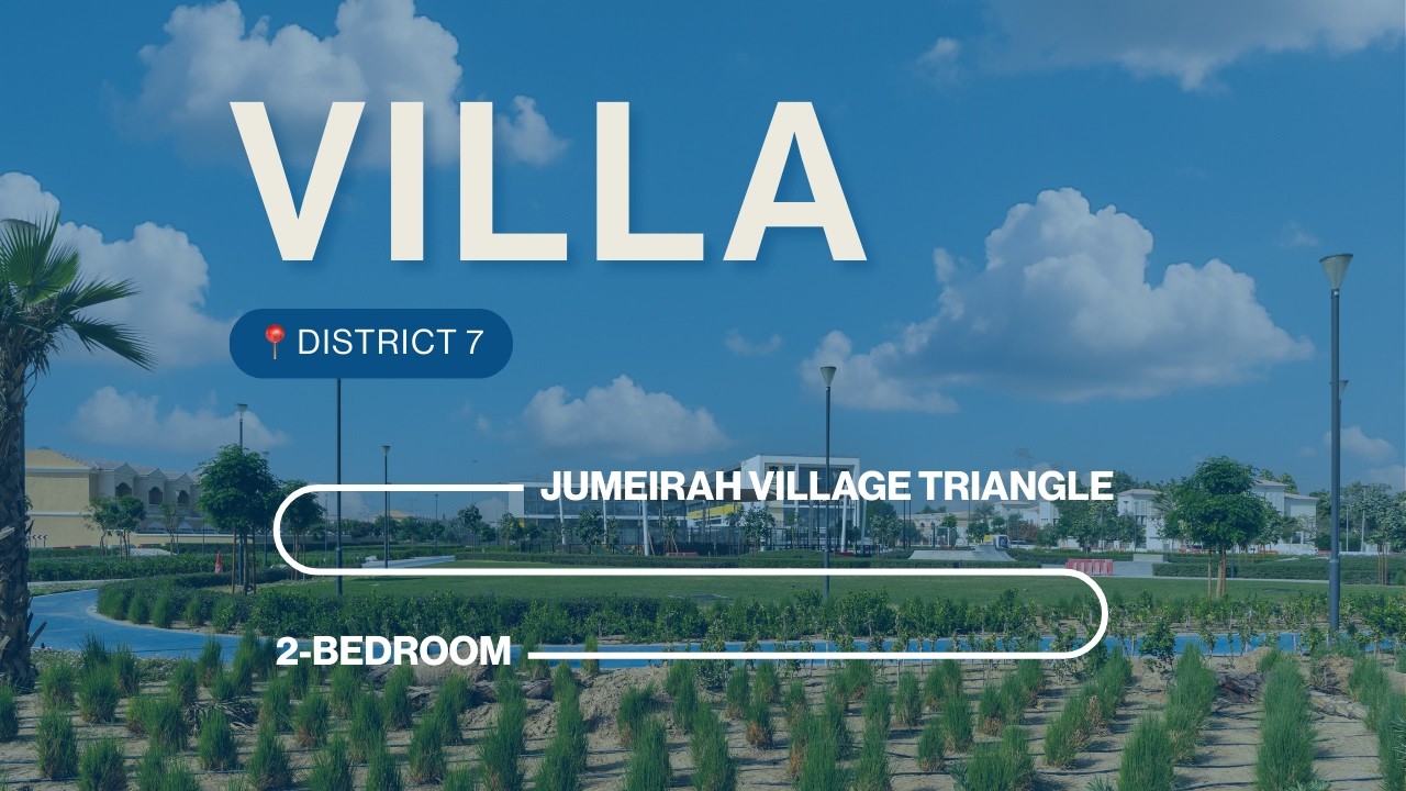 2 Bed Villa in District 7, Jumeirah Village Triangle
