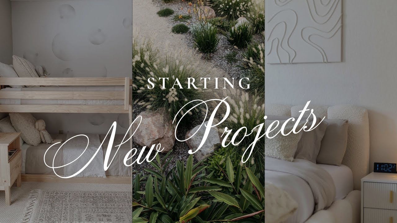 We started 3 home projects... oops!