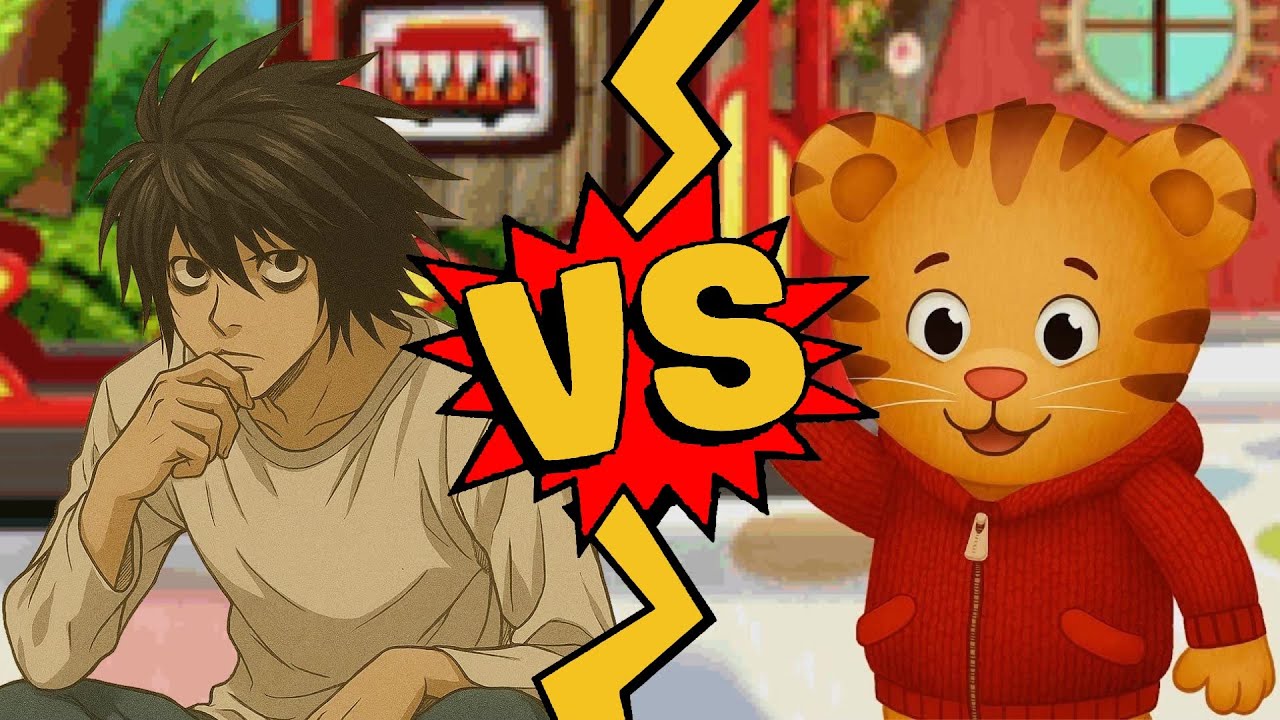 M.U.G.E.N Battles | L vs Daniel Tiger | Death Note vs Daniel Tiger's Neighborhood