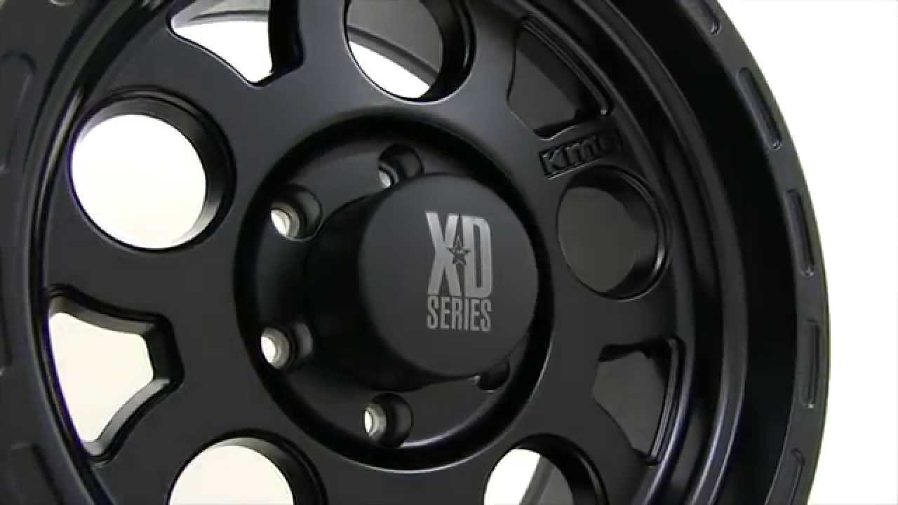 XD Series XD122 Enduro Matte Black Wheels Rims