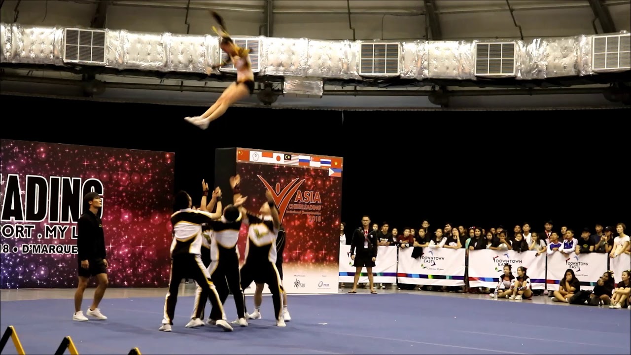 ACIC 2018 157 Vertex Cheerleading Singapore - Group Stunt Open Coed Premier [HD]