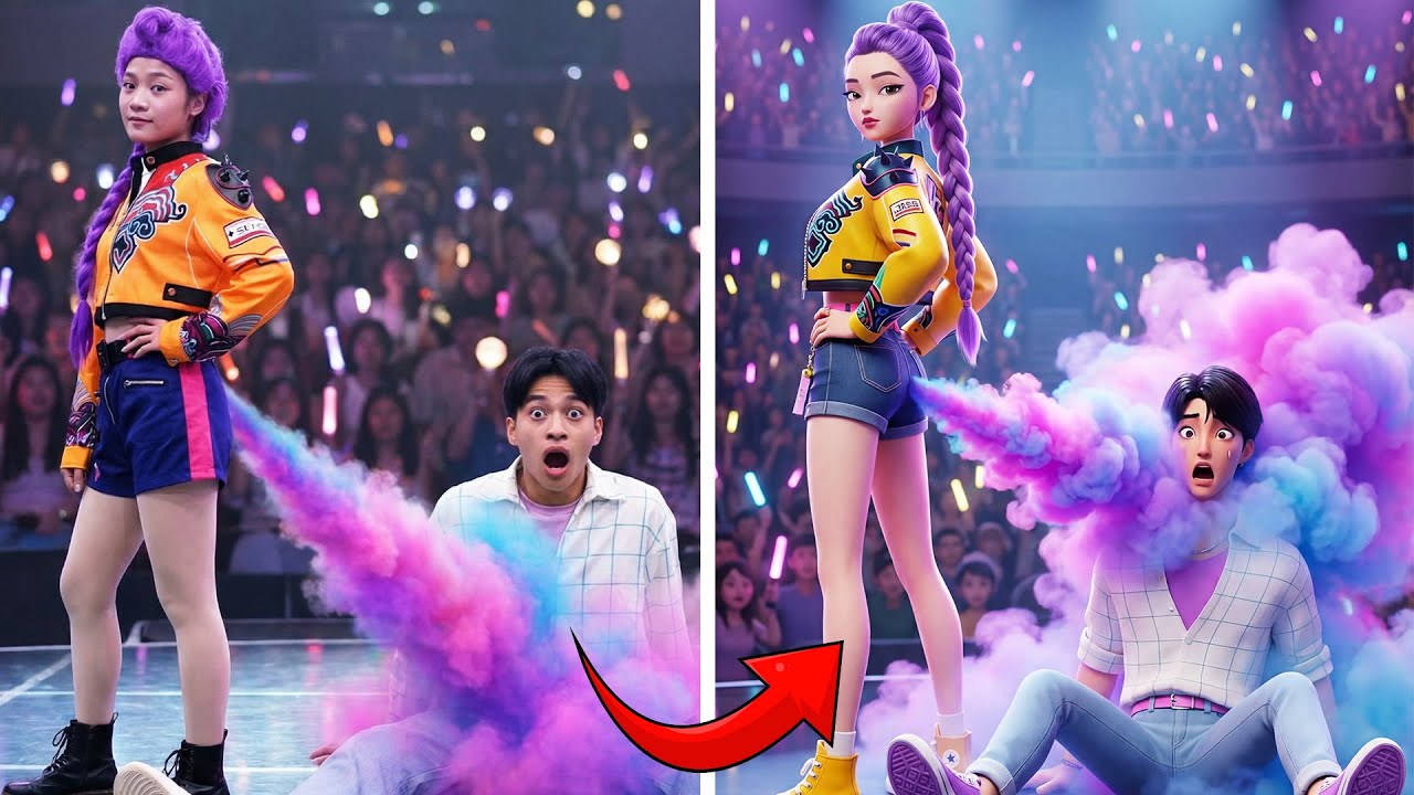 RumiがMiraとZoeyにおなら対決を挑む！｜誰がチャンピオンになるのか？- Kpop Demon Hunters (パロディ)