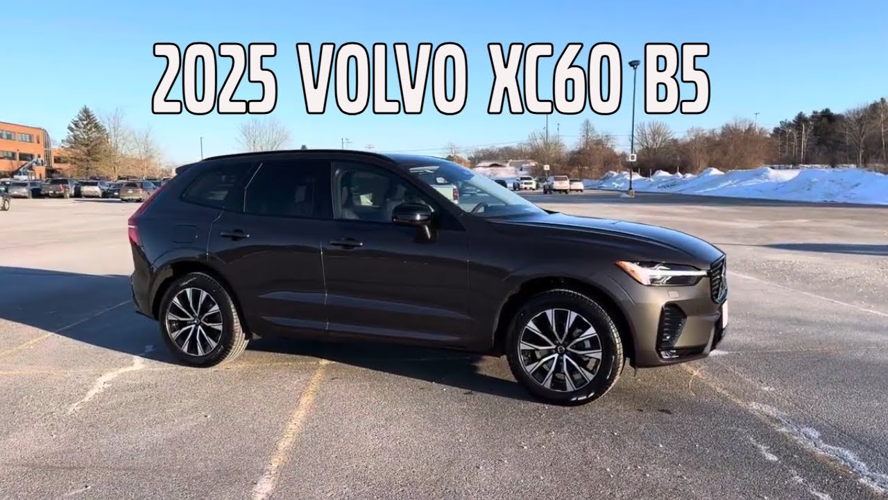 Volvo XC60 B5 2025 года в цвете &laquo;Платиновый серый металлик&raquo;
