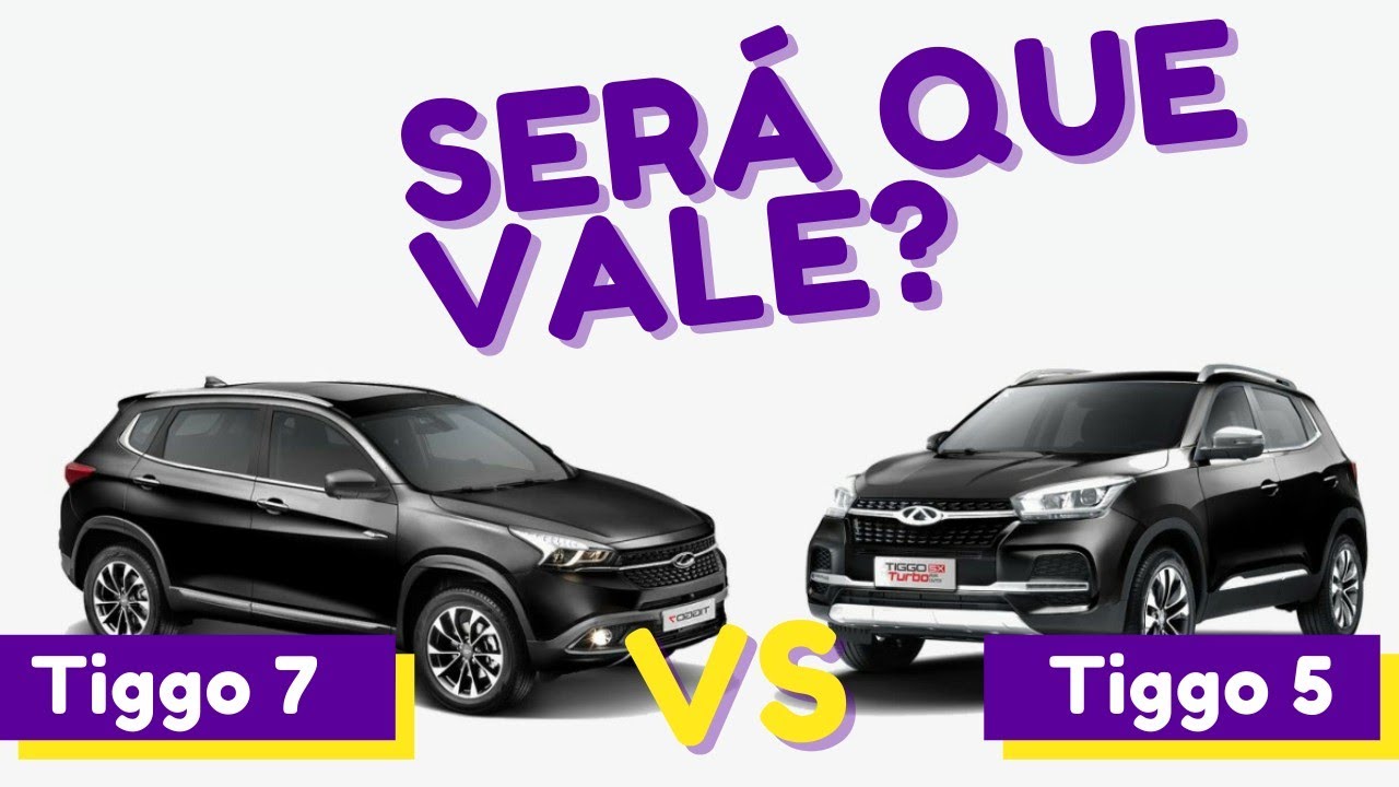 Comparativo Tiggo 5 vs Tiggo 7