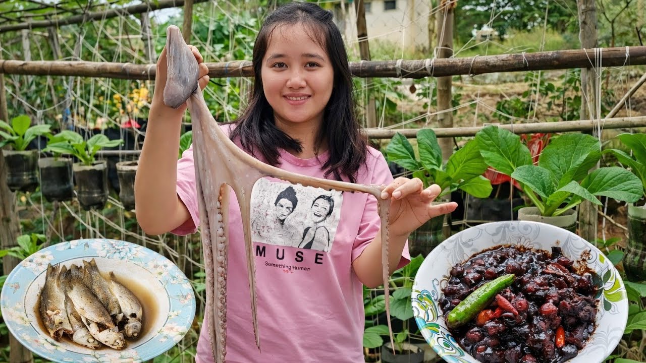 ADOBONG PUGITA AT PAKSIW NA BANAK 