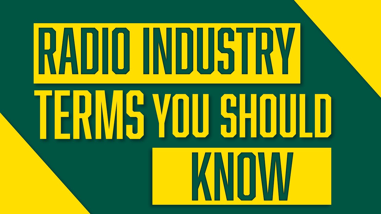 Radio Terms You Should Know | Broadcasting Terminology