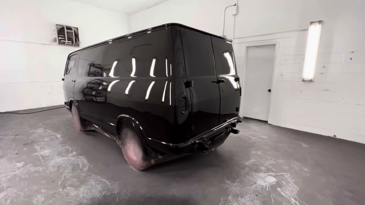 ‘66 Chevy Van Being Brought Back to Life with New Paint