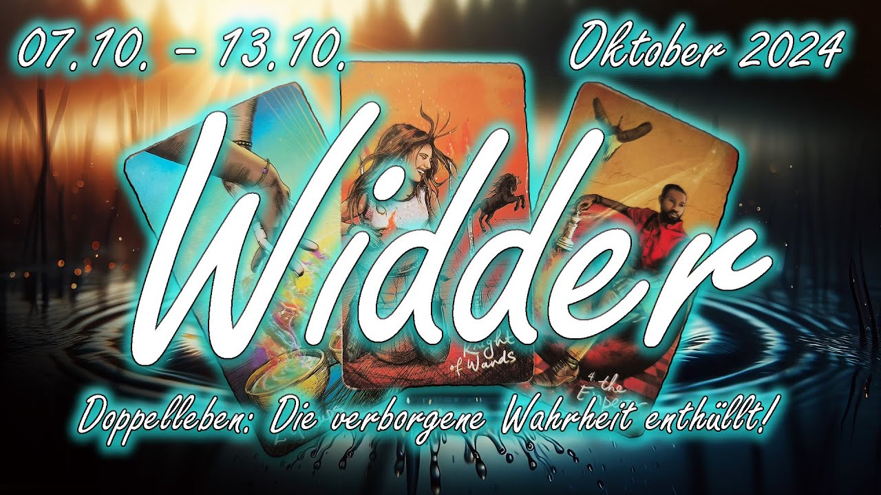 ♈Widder/Aries 07.10. - 13.10. Oktober 2024: Doppelleben: Die verborgene Wahrheit enthüllt!