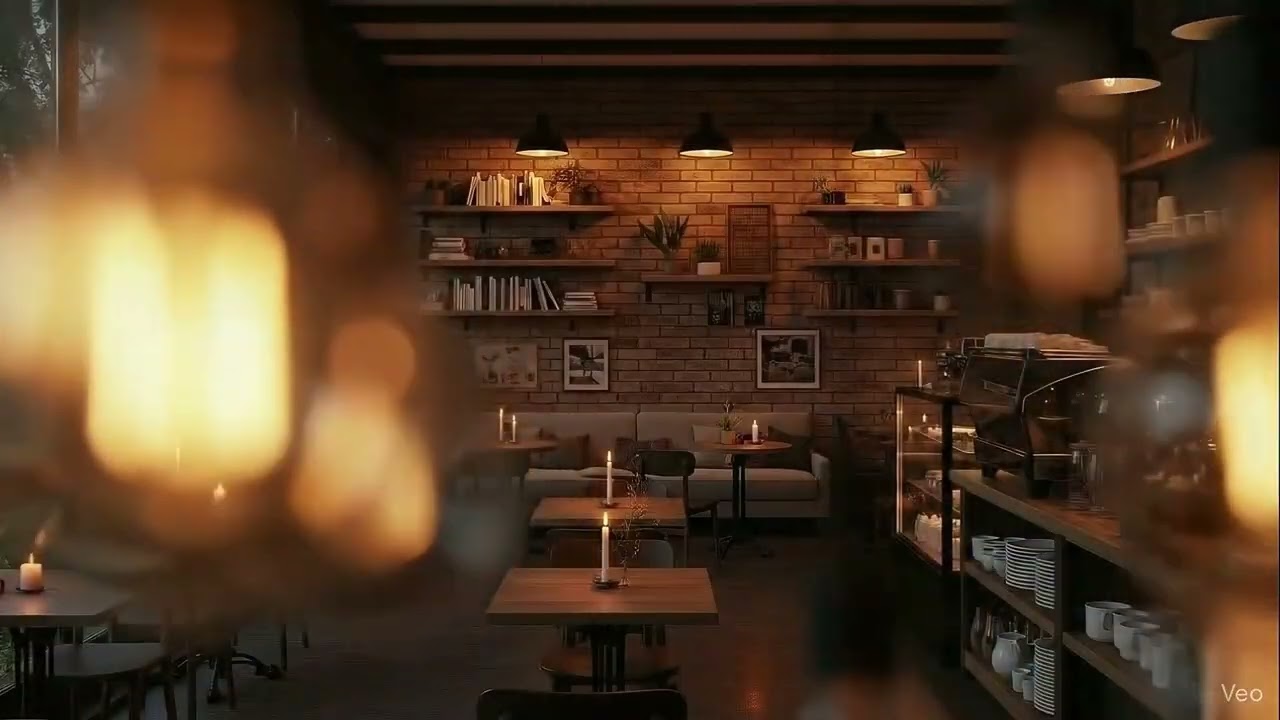 [ #RainyDayJazz #18 ] Relaxing Jazz for Study, Work & Focus | Cozy Coffee Shop Ambience