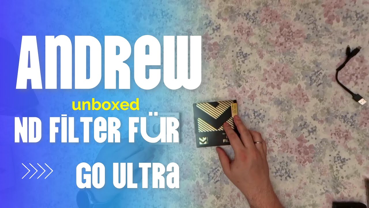 Andruw #unboxed - #nd-filter #k&f konzept #Insta360 go ultra