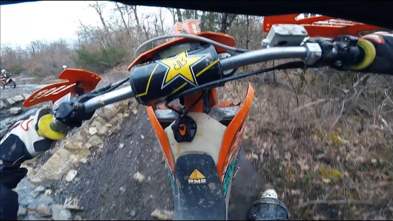 HARD enduro KTM 125 (no music)