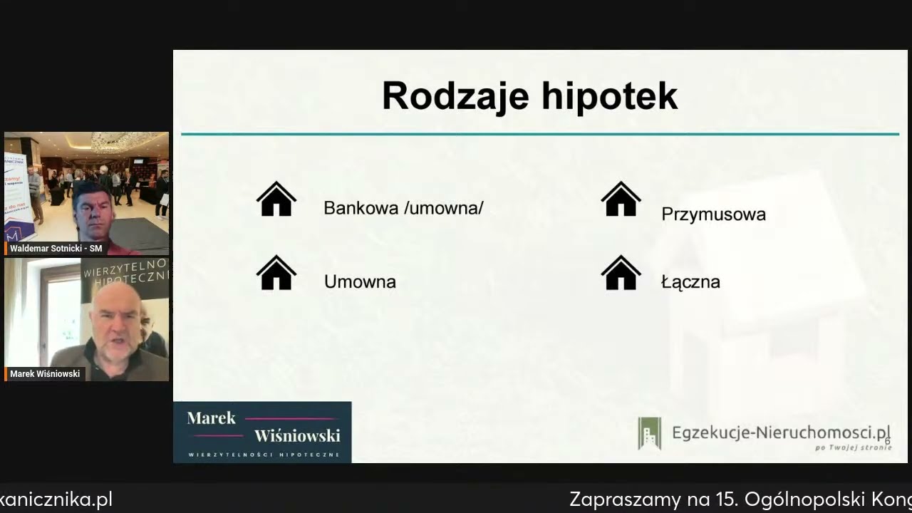 🔴LIVE: Nabywanie nieruchomości przez wierzytelności hipoteczne - Marek Wiśniowski