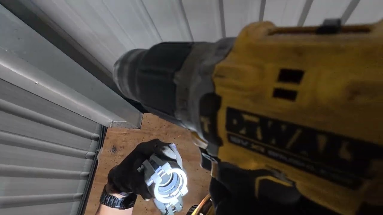 Prep for air pipe install 