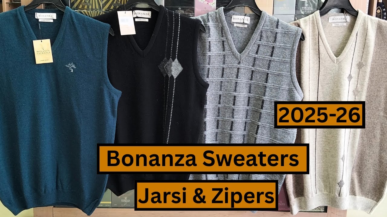 Коллекция свитеров Bonanza Satrangi Jarsi 2025-26 | Свитер Bonanza Jar
