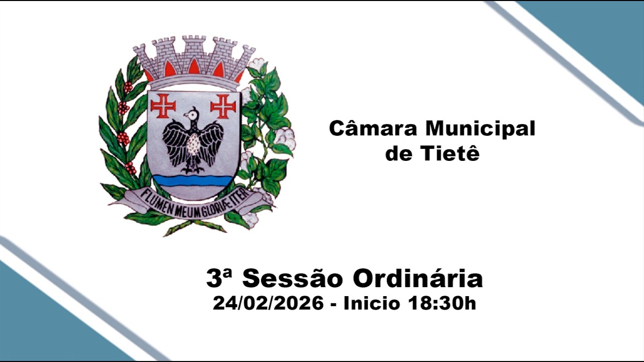 3ª Sessão Ordinária de 2026 - 24/02/2026