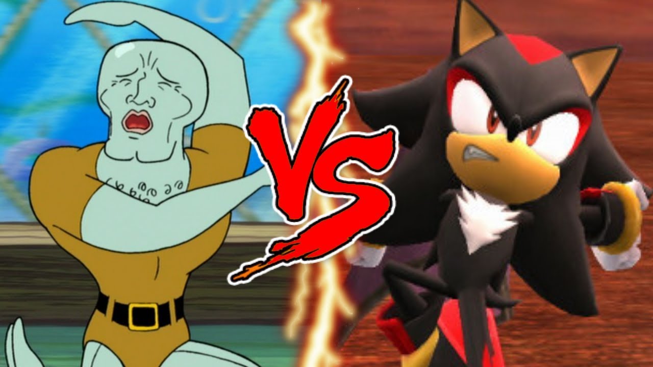 Squidward vs shadow