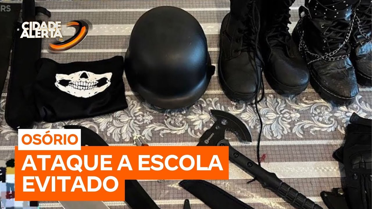 Pol&iacute;cia evita ataque a escola em Os&oacute;rio (RS)