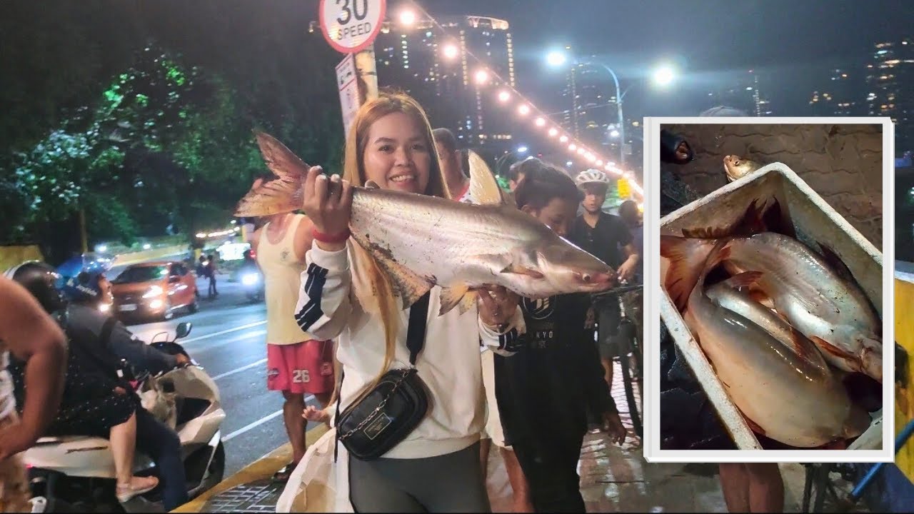 FISHING SPOT FOR MONSTER FISH IN PASIG RIVER CREAM DORY NAGKALAT sa HULO MANDALUYONG