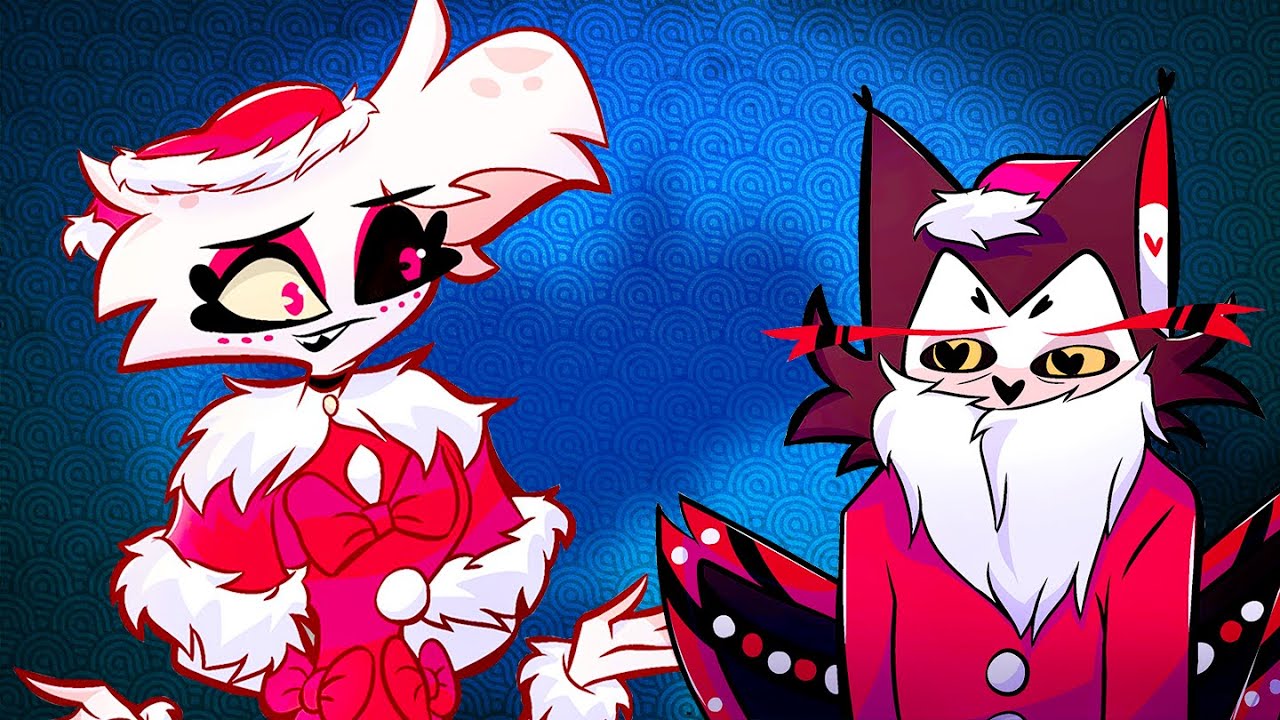 ON YOUR MISTLE-TOES - ANGELDUST X HUSK (Hazbin Hotel Comic Dub)