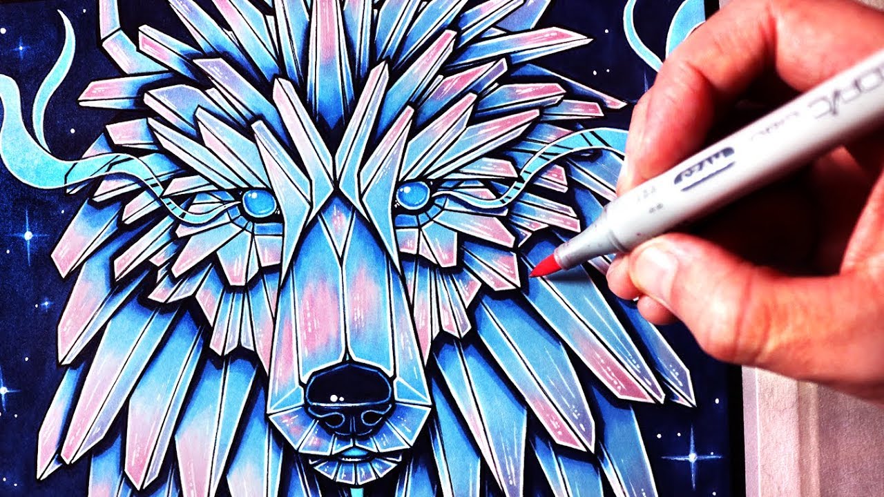 Let's Draw an ICE WOLF - FANTASY ART FRIDAY