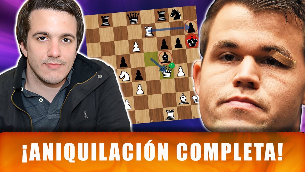 ¡¡BRUTAL!! GENIO PARAGUAYO ANIQUILA A MAGNUS CARLSEN | Axel Bachmann vs Magnus Carlsen