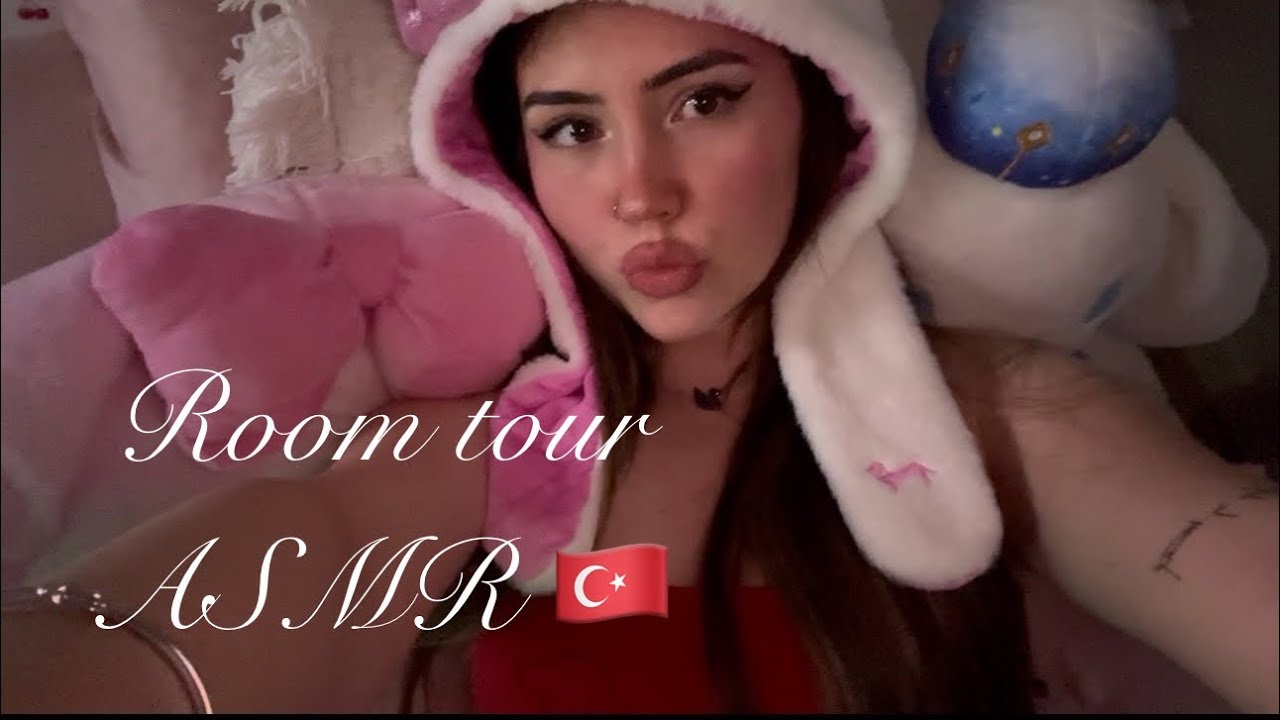 Oda turu (room tour) Turkish ASMR 🍓🫶🏻🇹🇷