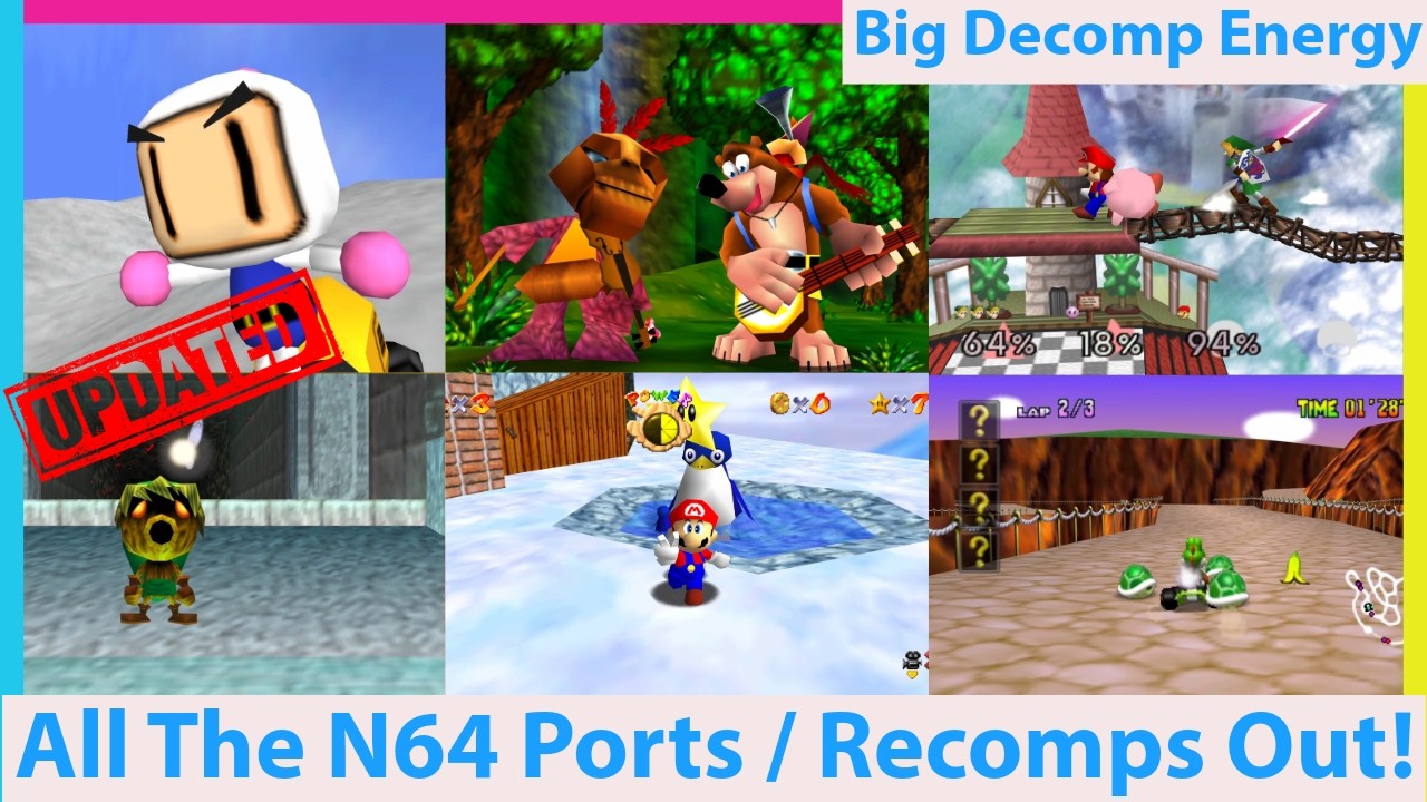 Every N64 Recomp and PC Port You Can Play! 2026 Edition