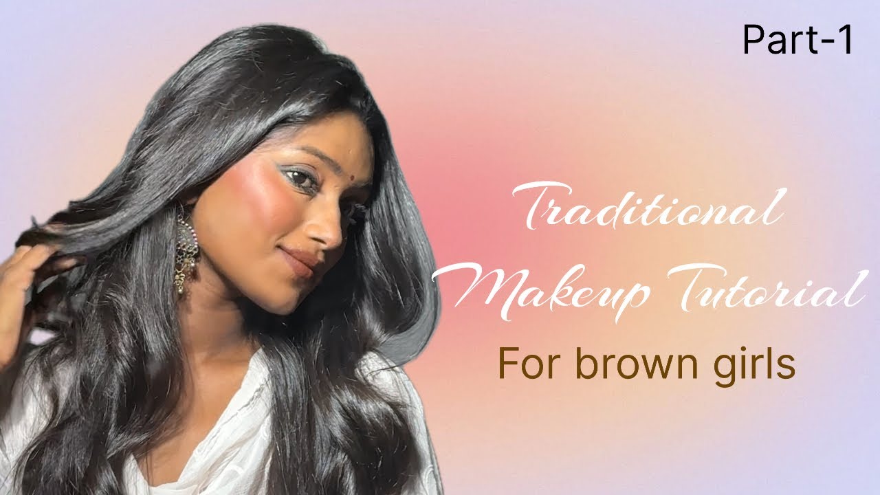 Easy traditional makeup look for brown girls #makeup #makeuptutorial #viral #holi #trend #selfmakeup