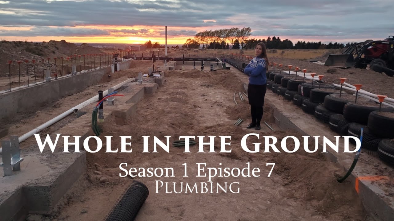 Roughin' it (in) - EARTHSHIP Plumbing First Steps