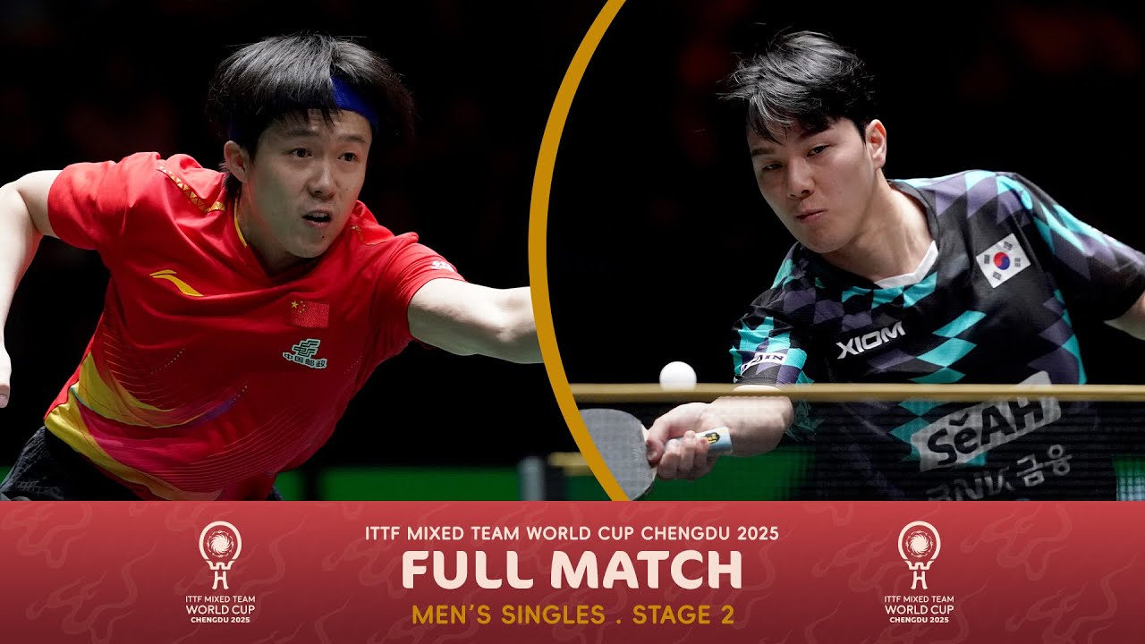 FULL MATCH | Wang Chuqin vs An Jaehyun | ITTF Mixed Team World Cup 2025 (Stage 2)