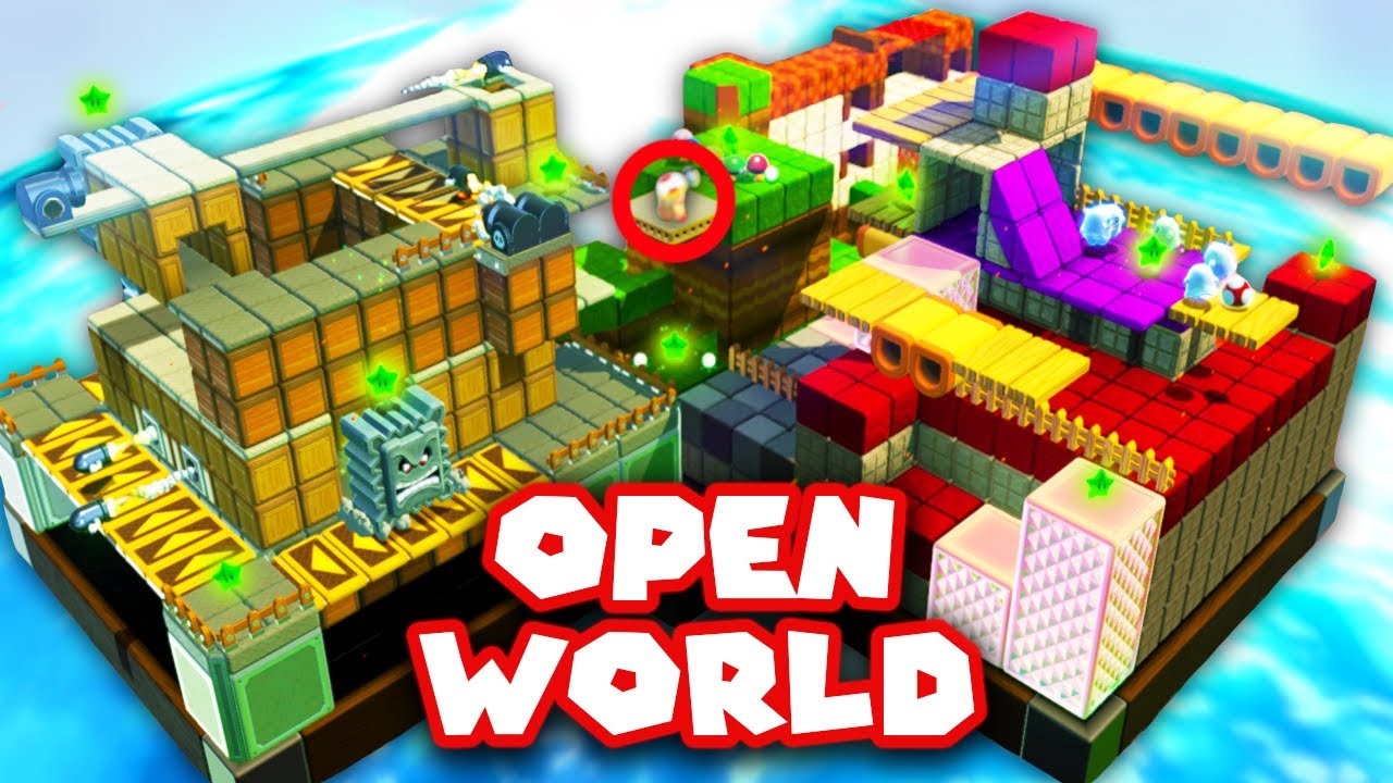 Open World Super Mario 3D World — Every Captain Toad Level Combined...
