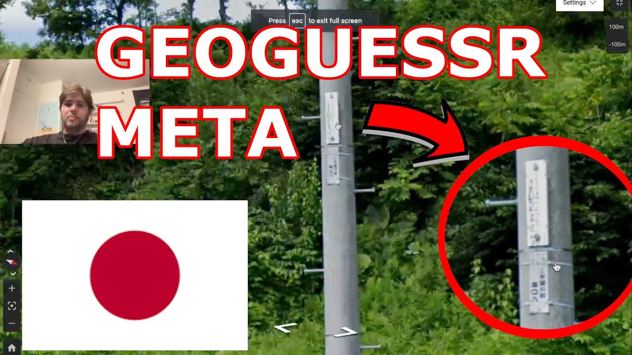 Geoguessr Simplified - Japanese Pole Plate Meta
