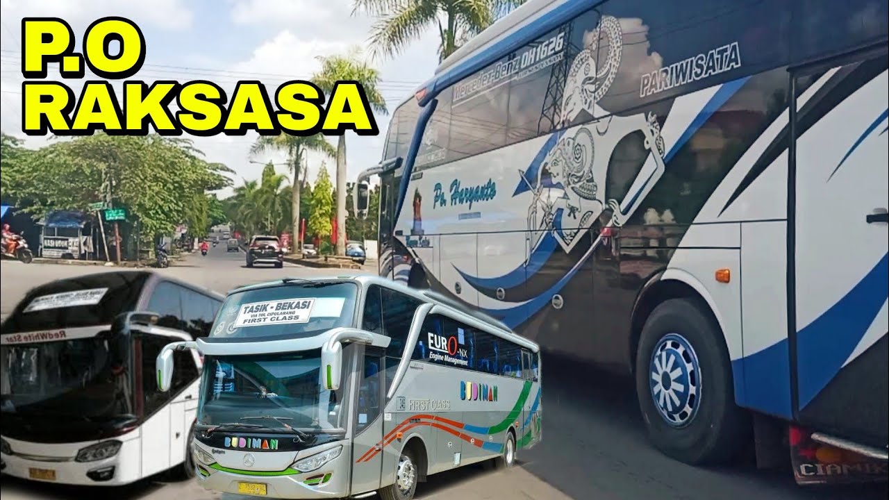 PO Raksasa Indonesia: PO. Haryanto, aksi bus Budiman kejar bus Primajasa di lingkar gentong