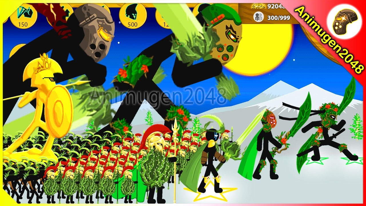 Stick Figure Original Griffon and My CUSTOM LEAF Griffon 🌿 | Stick War Legacy | Animugen2048